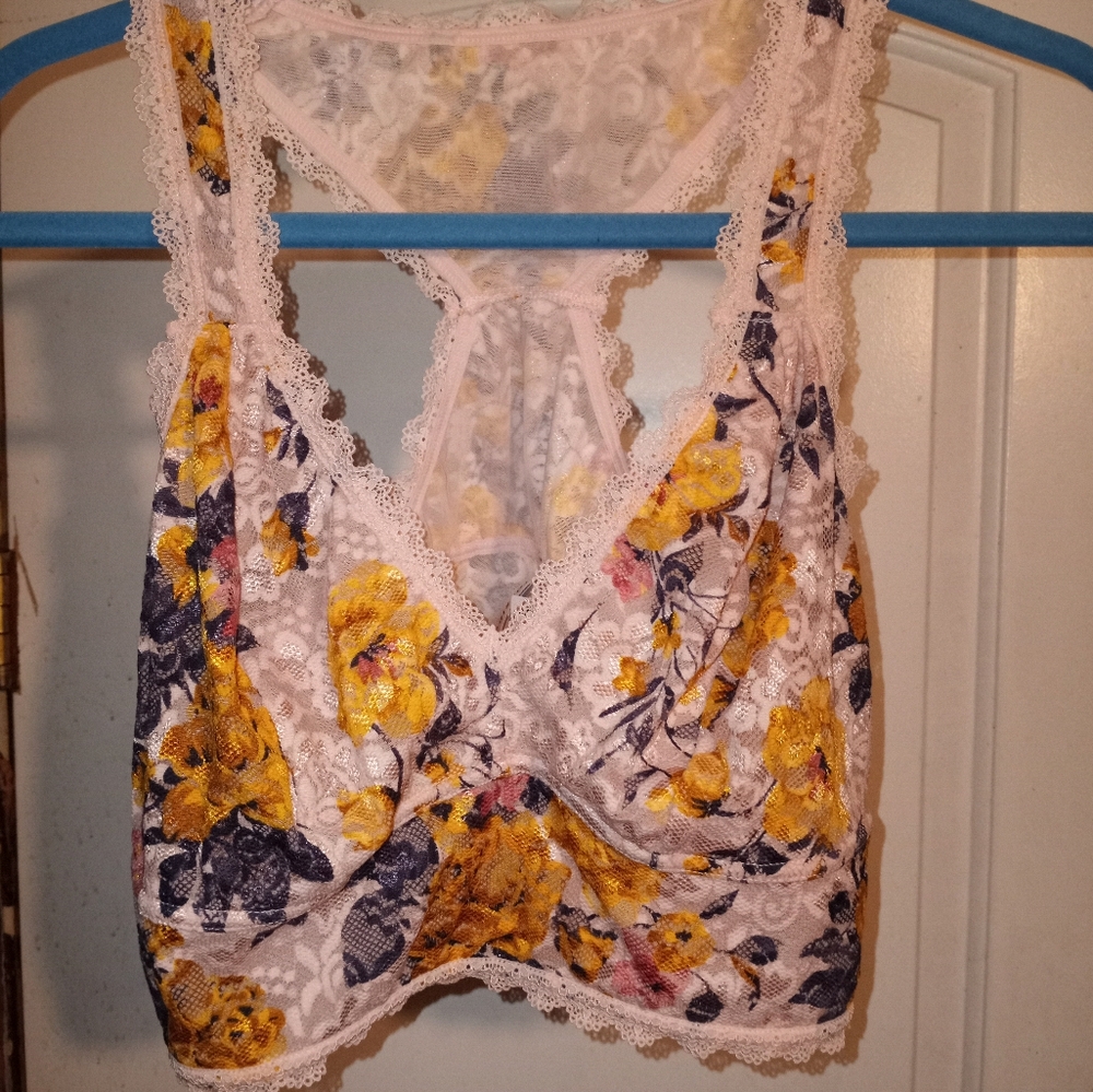 Torrid Floral Lace Bralette